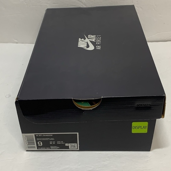 Nike Air Force 1 Shadow Arctic Punch Barely Volt Women’s Size 9 CU8591-601 - Picture 12 of 12